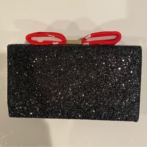 New with Tags Kate Spade x Disney Minnie Mouse Minnie Bow Clasp Clutch/Purse